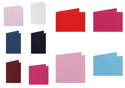 Kaarten metallic papier