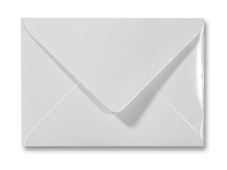 Hoogglans enveloppen wit
