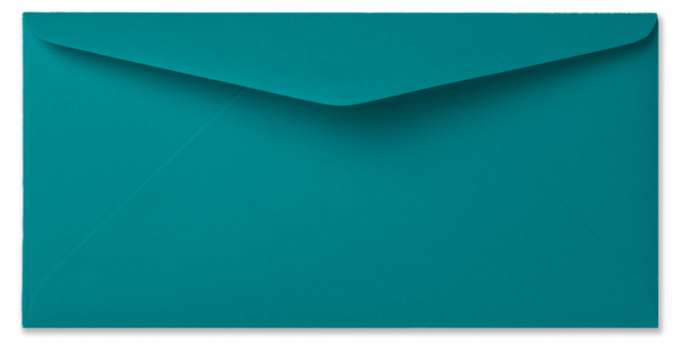 Envelop 11 x 22 cm Aqua