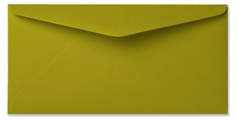 Envelop 11 x 22 cm Bladgroen