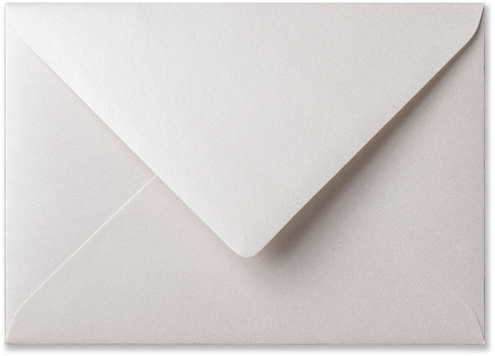 Envelop 11 x 15,6 cm Metallic Oyster