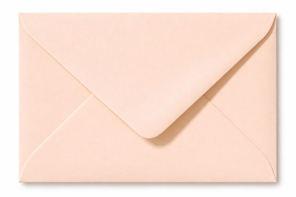 Envelop 11 x 15,6 cm Abrikoos