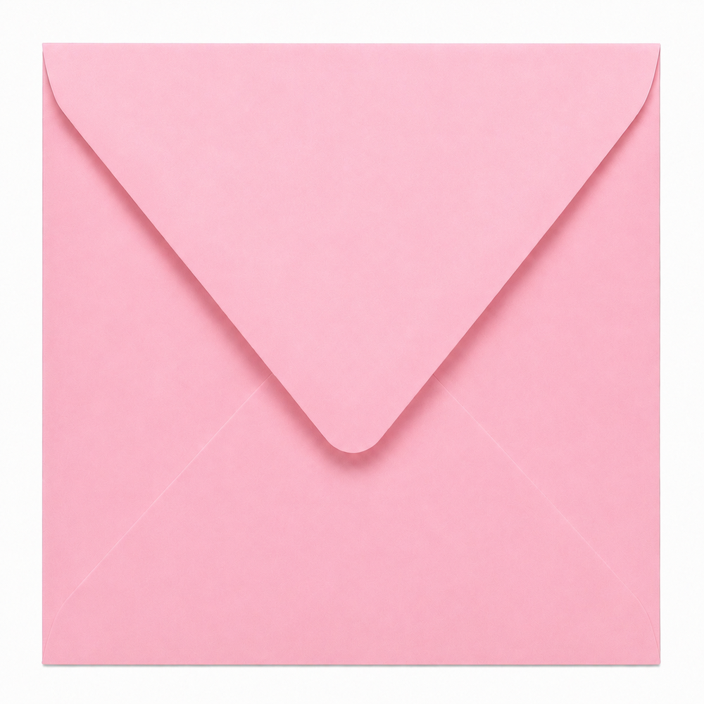 Envelop 13 x 13 cm Flamingo 3 (korte klep)