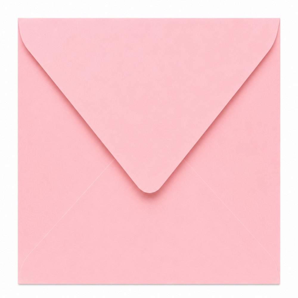 Envelop 15,5 x 15,5 cm Flamingo 2 (lange klep)