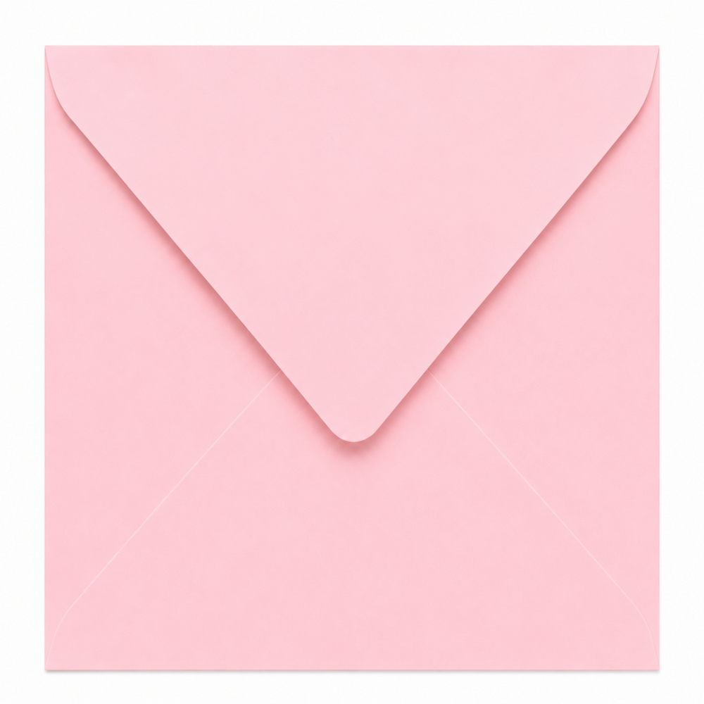 Envelop 15,5 x 15,5 cm Flamingo 2 (korte klep)