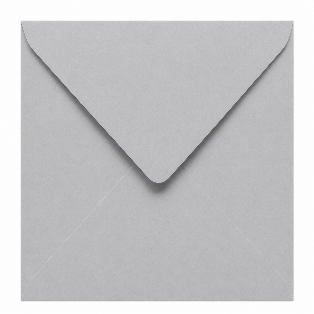 Envelop 15,5 x 15,5 cm Granite (korte klep)