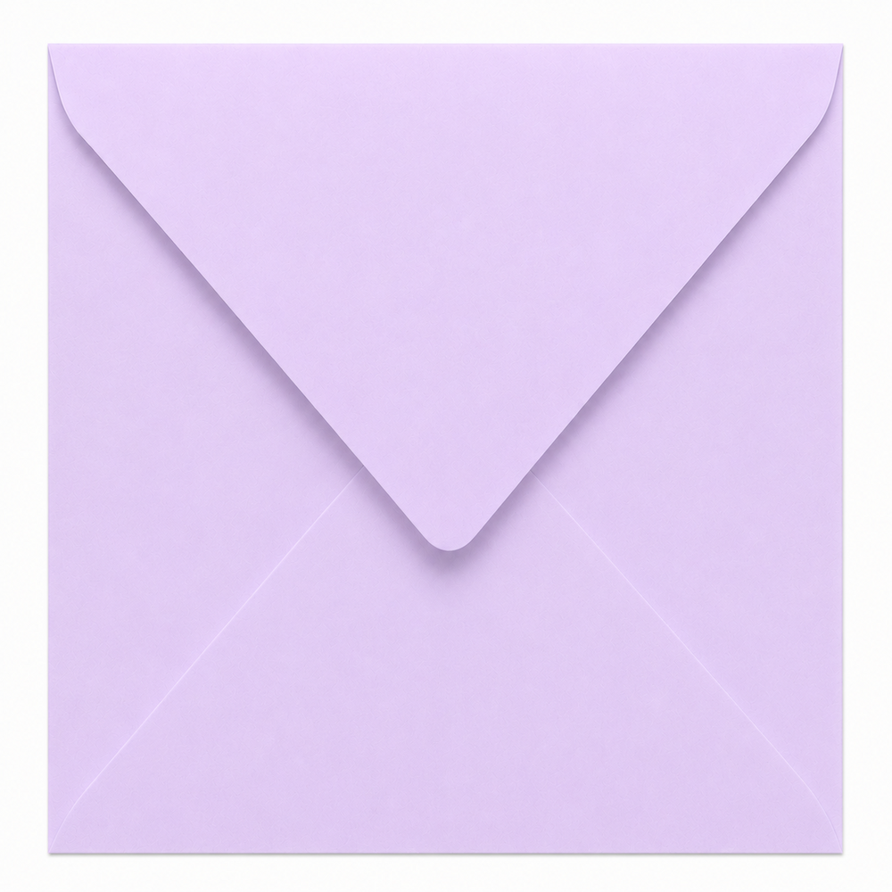 Envelop 13 x 13 cm Amethyst (lange klep)