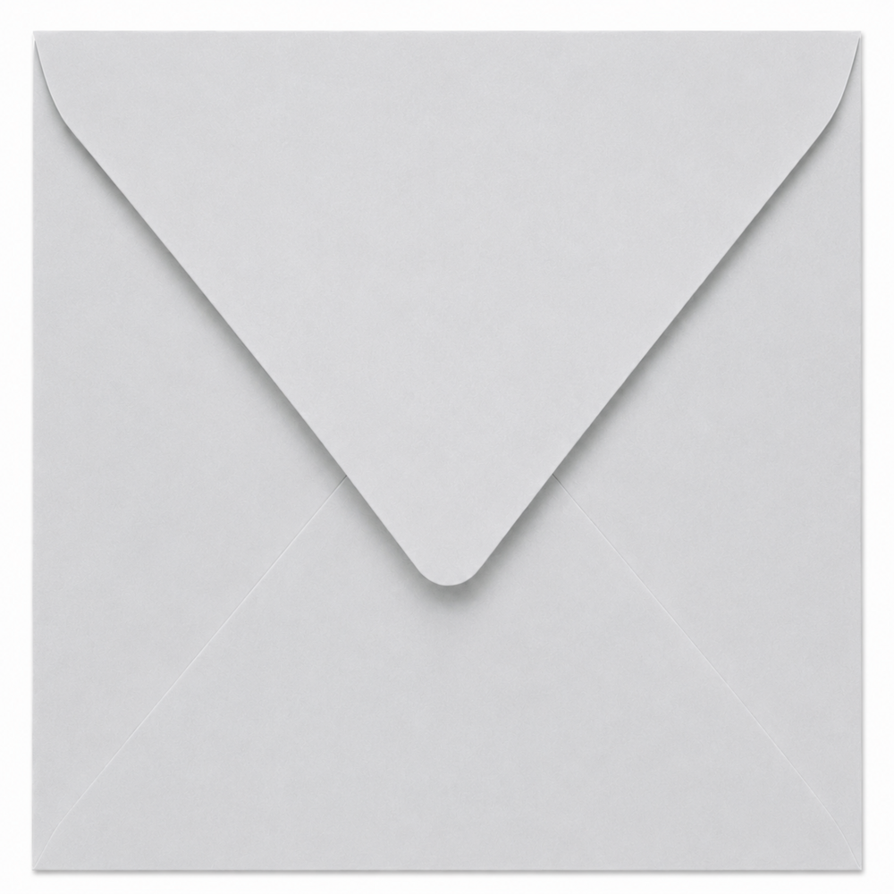 Envelop 13 x 13 cm Owl Grey (lange klep)