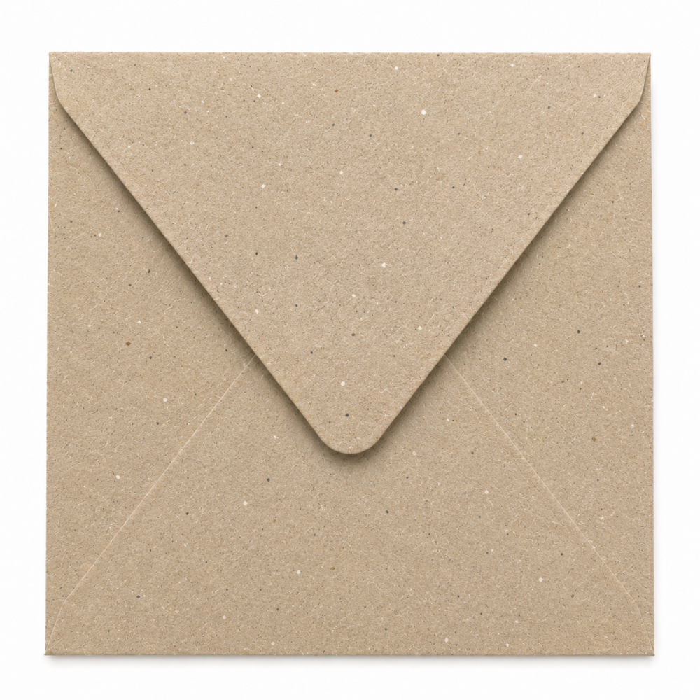 Envelop 16 x 16 cm Fleck Light (lange klep)
