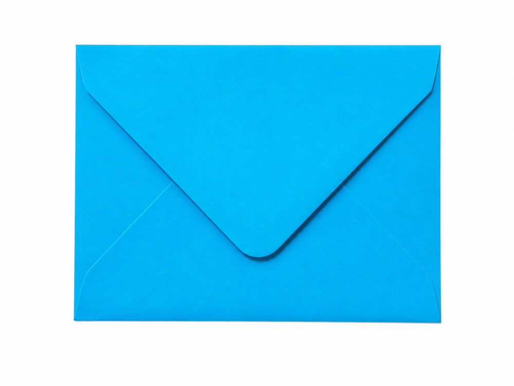 Envelop 11,4 x 16,2 cm Kingfisher Blue (lange klep)