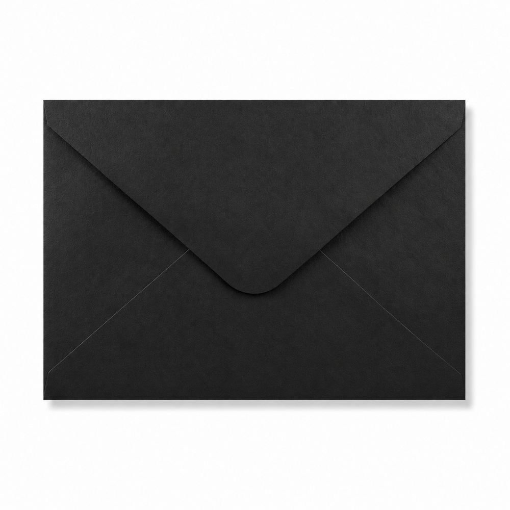 Envelop 11,4 x 16,2 cm Black (lange klep)