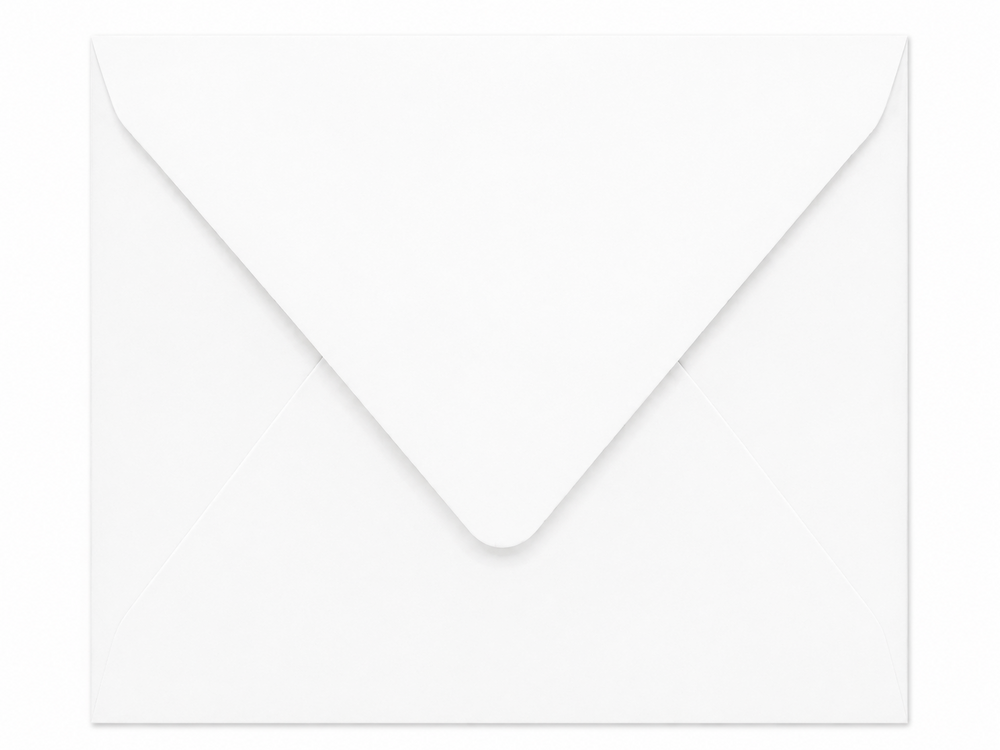 Envelop 11,4 x 16,2 cm White (lange klep)