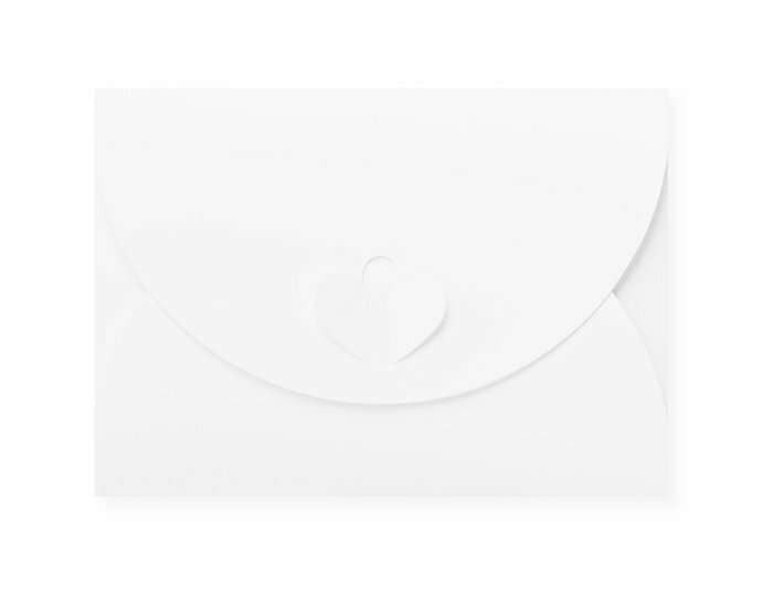 Cadeau Envelop 11 x 15,6 cm Metallic Extra White