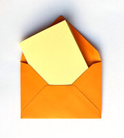 Envelop + dubbele kaart in diverse kleuren 60 stuks