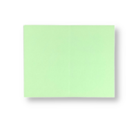 Dubbele kaart staand 6,5 x 10,5 cm Lentegroen