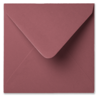 Envelop 16 x 16 cm Framboos
