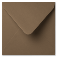 Envelop 16 x 16 cm Cappuccino