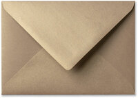Envelop 11 x 15,6 cm Metallic Champagne