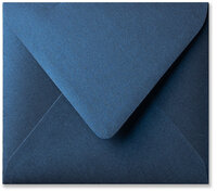 Envelop 12,5 x 14 cm Metallic Midnight Blue