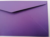 Envelop 11x22 cm paars