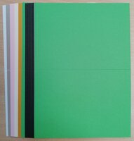 regenboog kaarten 25 stuks 17 x 23 cm