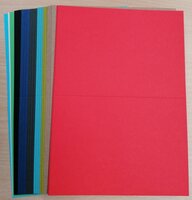 regenboog kaarten 25 stuks 17 x 23 cm