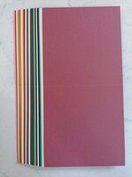 regenboog kaarten 25 stuks 13 x 26 cm