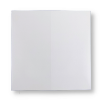 Dubbele kaart staand 15 x 21 cm gebroken wit per 25 stuks