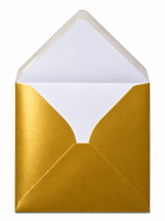 Envelop 16 x 16 cm Metallic Gold (lange klep)