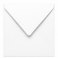 Envelop 16 x 16 cm White (korte klep)