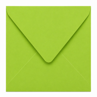 Envelop 15,5 x 15,5 cm Lime Green (lange klep)