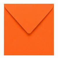 Envelop 16 x 16 cm Orange (korte klep)