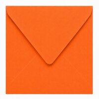 Envelop 15,5 x 15,5 cm Orange (lange klep)