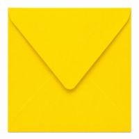 Envelop 13 x 13 cm Lemon Yellow (lange klep)