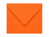 Envelop 8,2 x 11,3 cm Orange (korte klep)