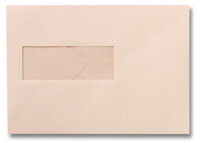 Envelop 15,6 x 22 cm Abrikoos venster
