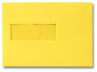 Envelop 15,6 x 22 cm Boterbloemgeel venster
