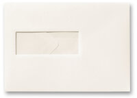 Envelop 15,6 x 22 cm Ivoor venster