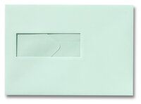 Envelop 15,6 x 22 cm Lichtgroen venster