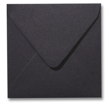Envelop 14 x 14 cm Metallic Dark