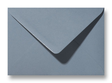 Envelop 15,6 x 22 cm Structuur Grijsblauw