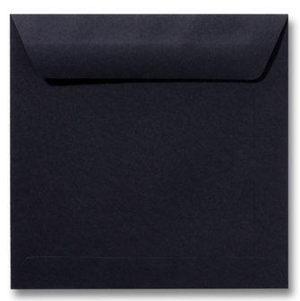 Envelop 22 x 22 cm Zwart