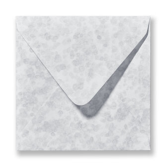 Envelop 14 x 14 cm Marmer Grijs