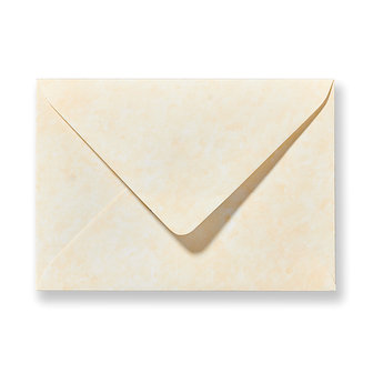 Envelop 11 x 15.6 cm Marmer Geel