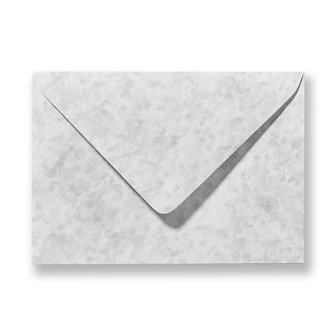 Envelop 11 x 15.6 cm Marmer Grijs