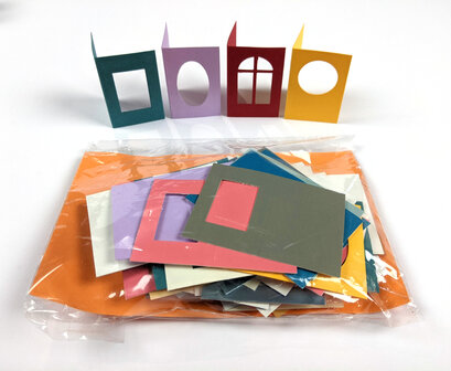 Passe-partout Kaart mini 3,3 x 4,8 cm 40 stuks