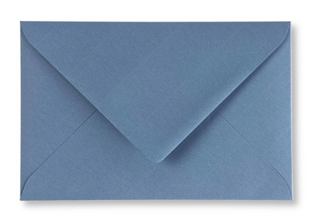 Envelop 12 x 18 cm Kraft blauwgrijs