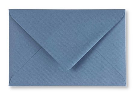 Envelop 12 x 18 cm Kraft blauwgrijs