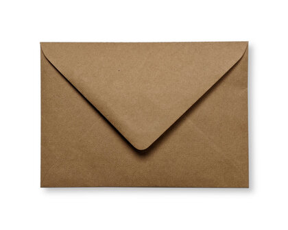 Envelop 11,4 x 16,2 cm Kraft Donkerbruin
