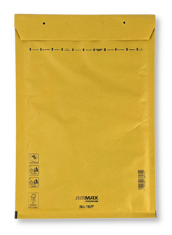 Luchtkussenenvelop 16/F 24 x 35 cm Bruin per doos (100 st.)